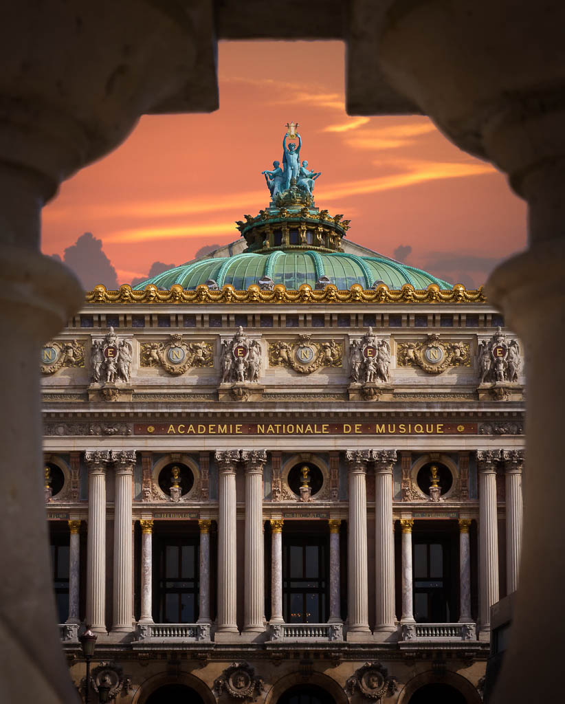 Paris Opera at Dusk
